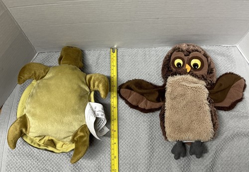 IKEA Minnen Groda Frosch Prinz Reise Plüsch & Schildkröte & Eule Handpuppen 3 Posten D8 - Bild 4 von 8