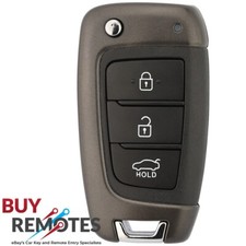 Hyundai 3 Button Replacement Car Key For N Series i30 i20 Kona Ioniq 5 Elantra
