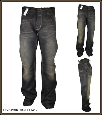 Lee Cornell Jeans Senkrecht Weites Bein Größe Blau W27 28 29 30 31 32 33 34 36