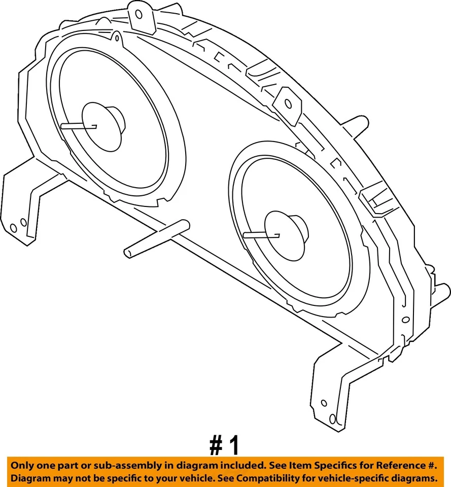 Subaru Tribeca 2007 velocímetro OEM rasguños menores 85012XA02A Foto 4 de 4