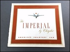 1951 Imperial Chrysler 20-page Vintage Original Car Sales Brochure Catalog