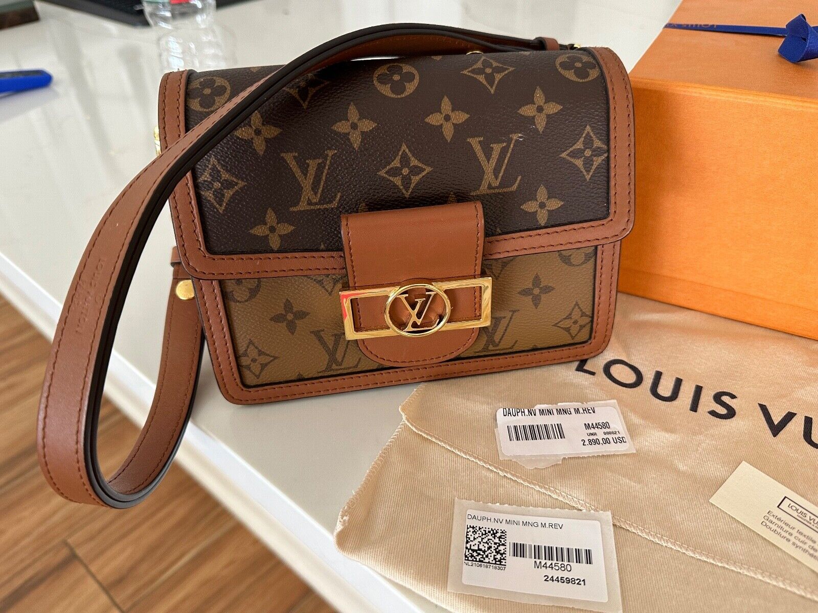 Louis Vuitton Mini Dauphine Monogram Tan Calfskin – Coco Approved Studio