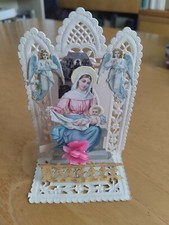 SANTINO AD ALTARINO- MADONNA CON IL BAMBINO - RARO - MARIA TAFERL