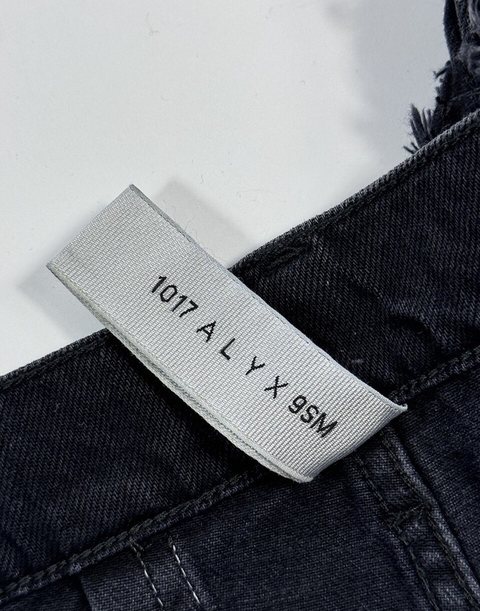 1017 Alyx 9SM X Blackmeans - Distressed Detailed Denim Jeans 1017 Alyx 9SM X Blackmeans - Distressed Detailed Denim Jeans