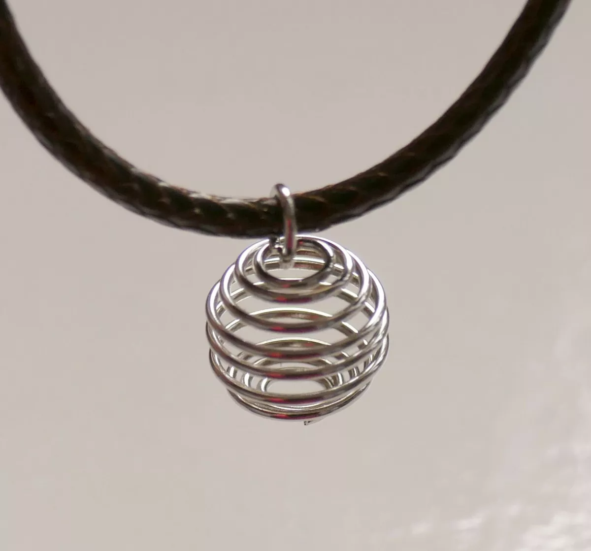 086 - Large Pearl Cage: Round Drop Cage - Sterling Silver| Island Pearls  Live