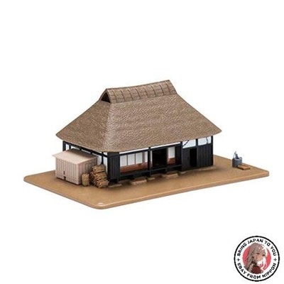 NEU Tomytec Tomytec Tomix Spur N Stroh Bauernhaus schwarz 4206 Modelleisenbahn