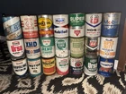 Lot 21 Vintage Motor Oil Can Gas Station Sign Display Mobil Texaco Sinclair Gulf