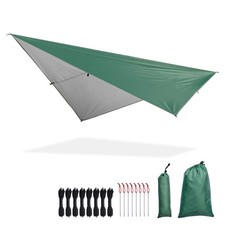 Apluschoice 10x10FT Backpacking Shelter Camping Tent Tarp Hammock Rain Fly