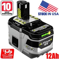 For RYOBI P108 18V 12.0Ah High Capacity Battery 18Volt Lithium-Ion One Plus P109