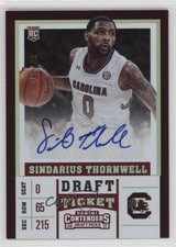 2017-18 Contenders Draft Picks College Ticket 91/99 Sindarius Thornwell Auto 0q0