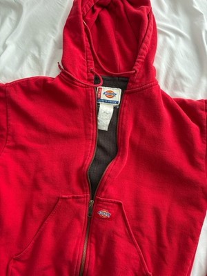 Vintage 90s Dickies Full-Zip Sweatshirt Hoodie Men's Small- rare