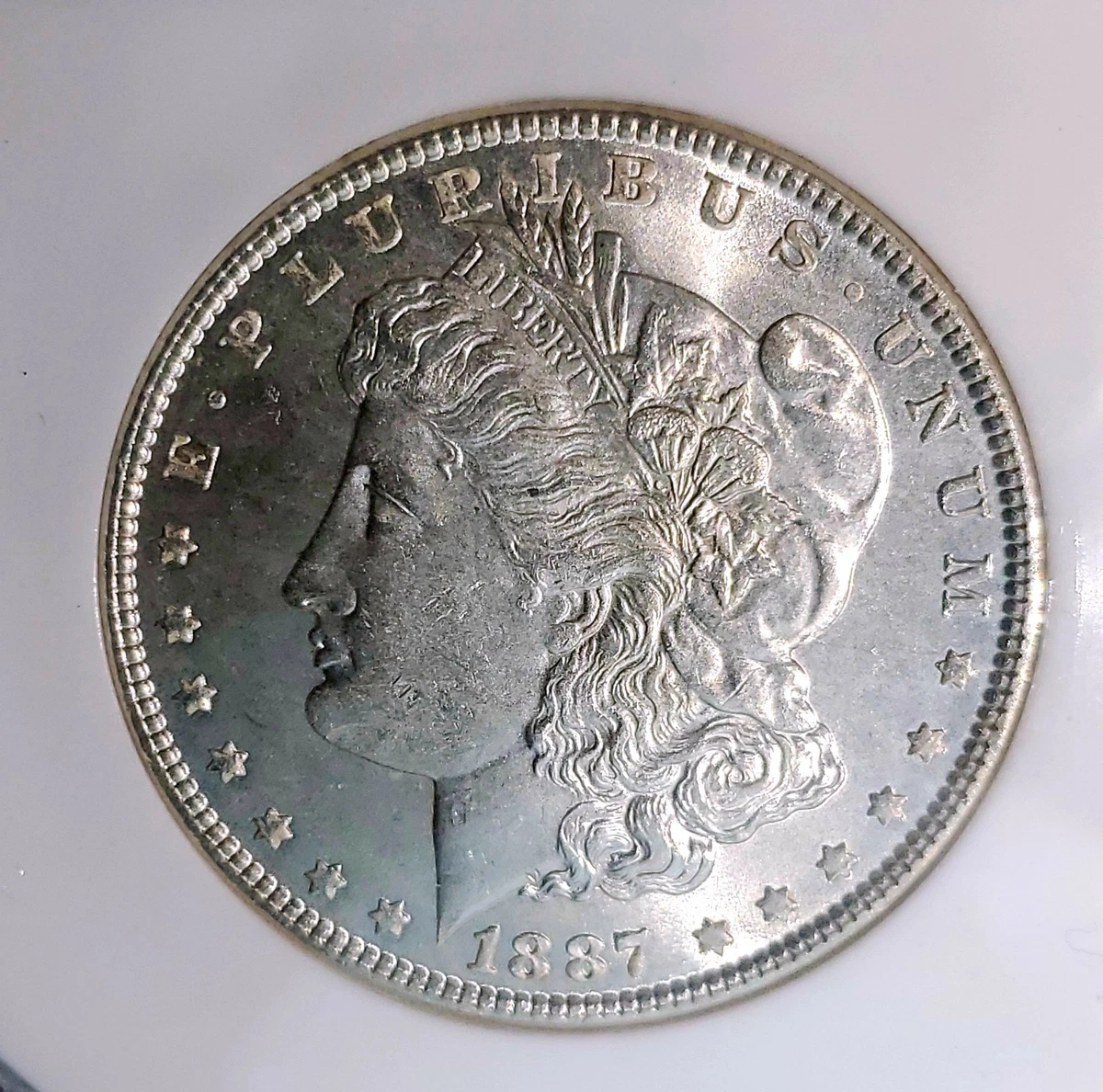 1887 P モルガンダラー PCGS MS67 アンティーク #001 1887 P モルガンダラー PCGS MS67 アンティークコイン #001