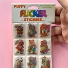 Vintage Flicker Stickers Puffy Care Bears New Sealed Sheet Scrapbook Rare NOS ?
