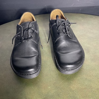 FOOTPRINTS by Birkenstock men s size 41  US 8 Black Leather Oxford Lace Up