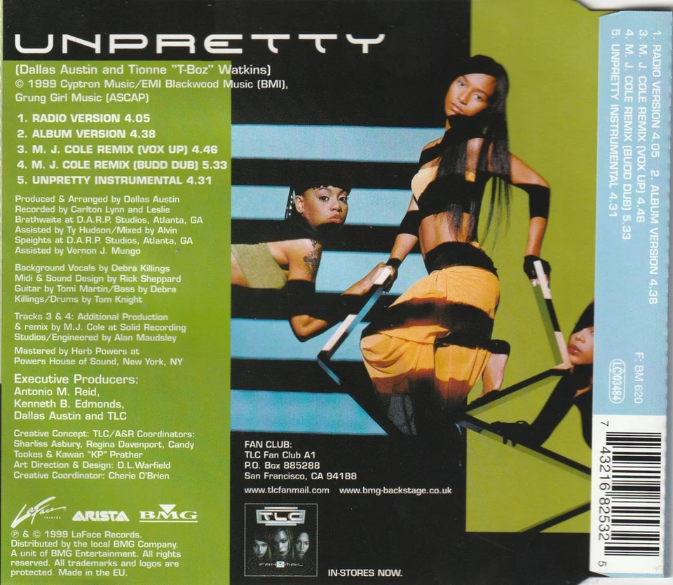 TLC – Unpretty - 1999 - Maxi-CD - - Bild 2 von 3