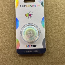 Popsockets Premium PopGrip Opalescent Clear Swappable Top