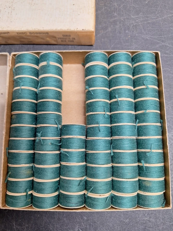 Conso 16/4 bobbin thread Style G, 28 Yds, 138 Pack, Evergreen 240 - Image 2 of 4
