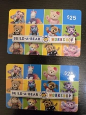 $50.00 Build-A-Bear Workshop Gift Card Voucher