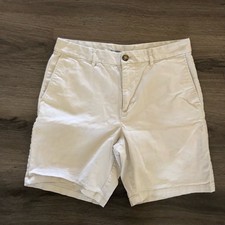 Old Navy Mens Slim Built-In Flex Chino Shorts Stone Beige 34