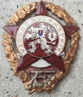 CZECHOSLOVAKIA VZORNÝ KULOMETNÍK Enamel Badge c.1955. - Numbered!