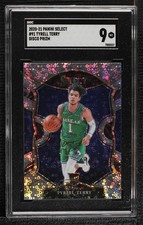 2020-21 Panini Select Concourse Disco Prizm Tyrell Terry #91 SGC 9 MINT 0h28