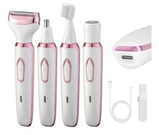 4 In 1 Women Electric Shaver Rechargeable Waterproof Razor Painless Epilator