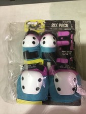 187 Killer Pads Skate bored Knee Pads, Elbow Pads, And Wrist Pads, Multicolor Xs