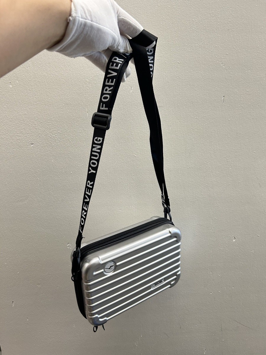 Rimowa First Class Travel Kit Case Toiletry Bag Stainless Steel Side Bag  Large