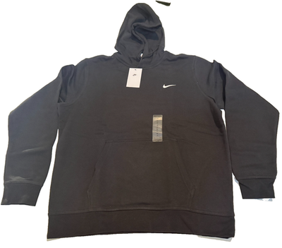 #ad Nike Sportswear Black Club Fleece Hoodie Mens 611457 010 $44.99