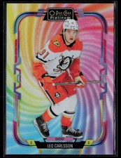 Leo Carlsson - 2025-26 O-pee-chee Platinum 111 Rainbow Color Wheel - Ducks