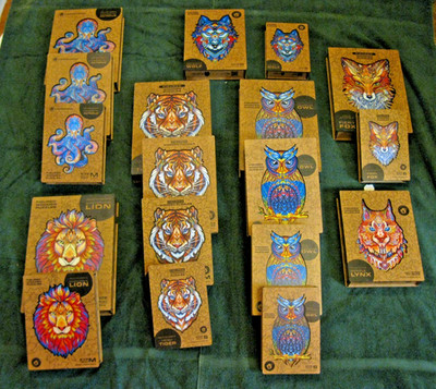 UNIDRAGON Wood Puzzles PART 1 Many Sizes & Variations! Find YOUR Perfect Puzzle!