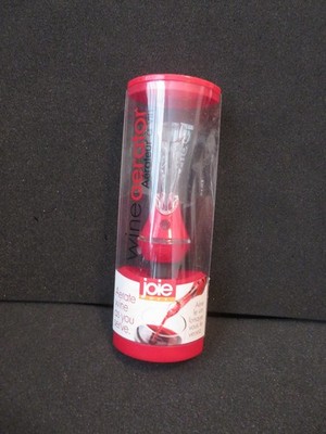 Joie MSC Wine Aerator Orange Drinking Serving Bar Accessory Gift Home. NEW.