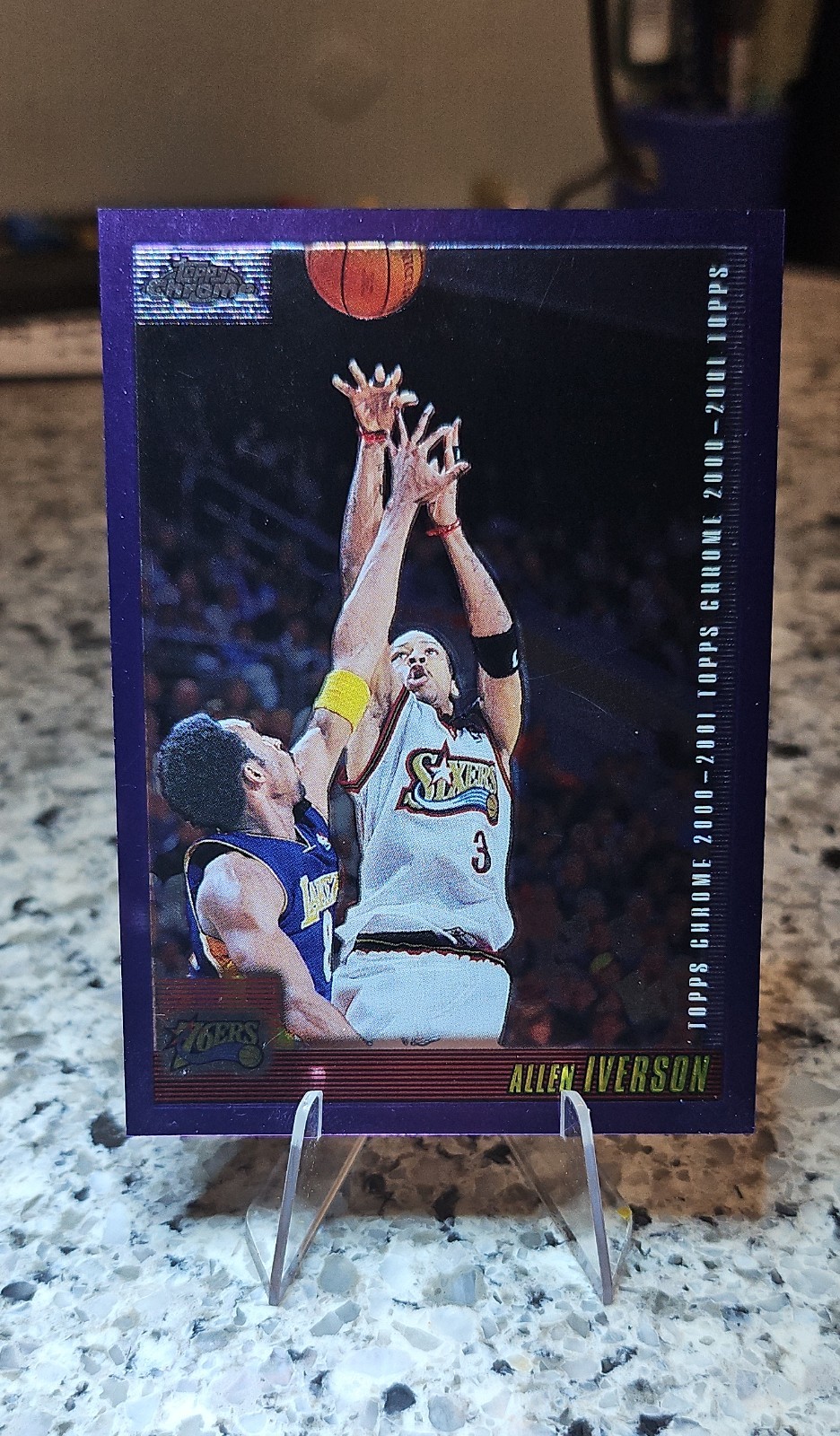 2000-01 Topps Chrome - Kobe Bryant, Allen Iverson #93