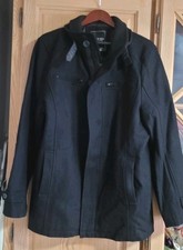 Damen Woll-Kurzmantel Schwarz ,Gr.L von Canda