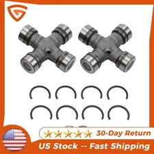 2Pc Premium Driveshaft Universal Joint Front Rear Moog 534G Driveshaft