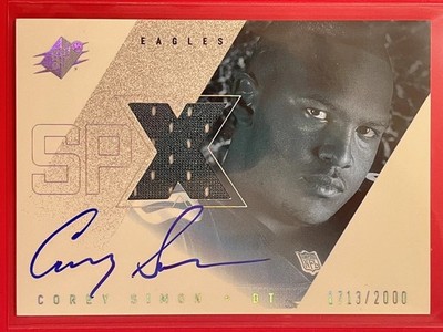 2000 SPx - Corey Simon #138 /2000 (AU, MEM, RC)