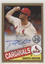 2020 Topps 1985 Baseball Series 2 Gold 7/50 Dakota Hudson #85A-DH Auto fm0