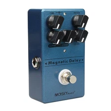Mosky Magnetic Delay Echo Guitar Effect Pedal Time Depth Flutter Rate Regen Knob