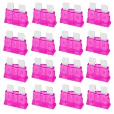 40Pcs 50 Amp Standard Automotive Fuse, 50A 12V 24V 32V Car Blade Black