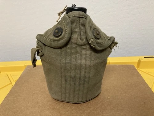 Original WW2 1945 Swanson Canteen With Insulated Cover US Army WWII Military