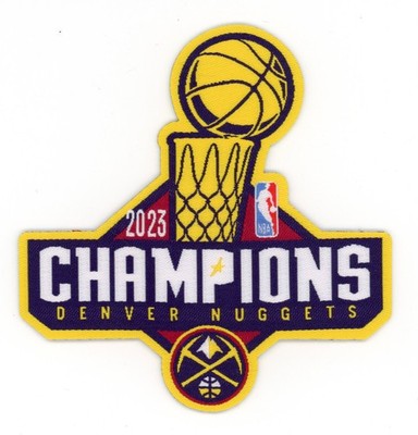 Denver Nuggets 2023 NBA Champions Patch   Official Finals Victory Iron On