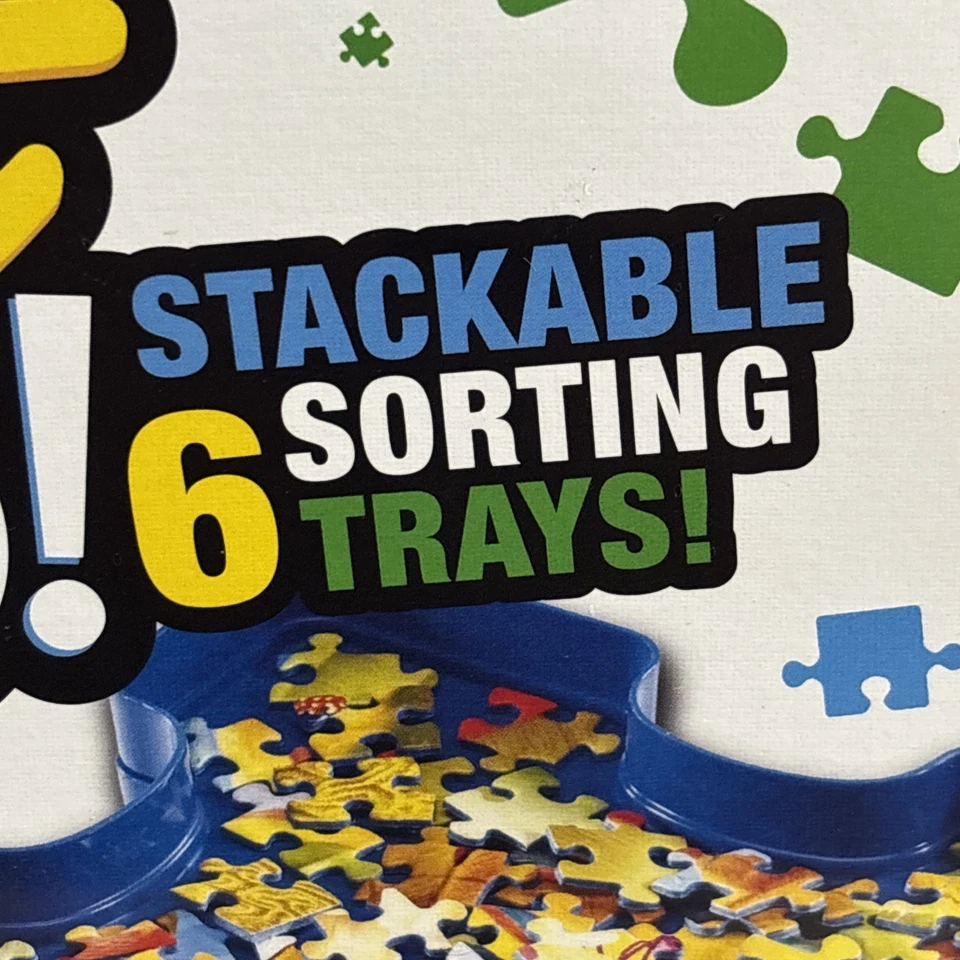 Ravensburger - Puzzle Sort & Go - 6 bandejas de classificação empilháveis novas e seladas - Imagem 3 de 4