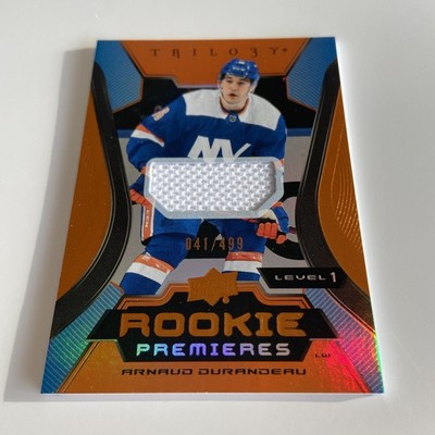 NHL Card-Arnaud Durandeau-Rookie Premieres Jersey-Trilogy 2023-24-Islanders