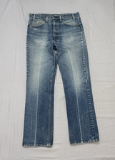 Vintage 70 s Levi s 517 Orange Tab Bootcut Jeans 32x31 Faded Light Wash.