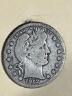 1912-S Barber Quarter