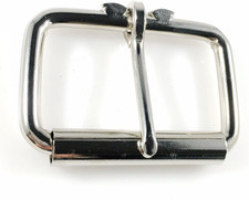 Heavy Duty Roller Buckle - Nickel Finish - Various Sizes 2 Pieces, Nickel - 2" 