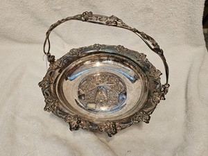 10" Silver Plated Basket