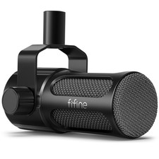 XLR Podcast Microphone FIFINE Dynamic Vocal Recording Metal AmpliTank TANK1