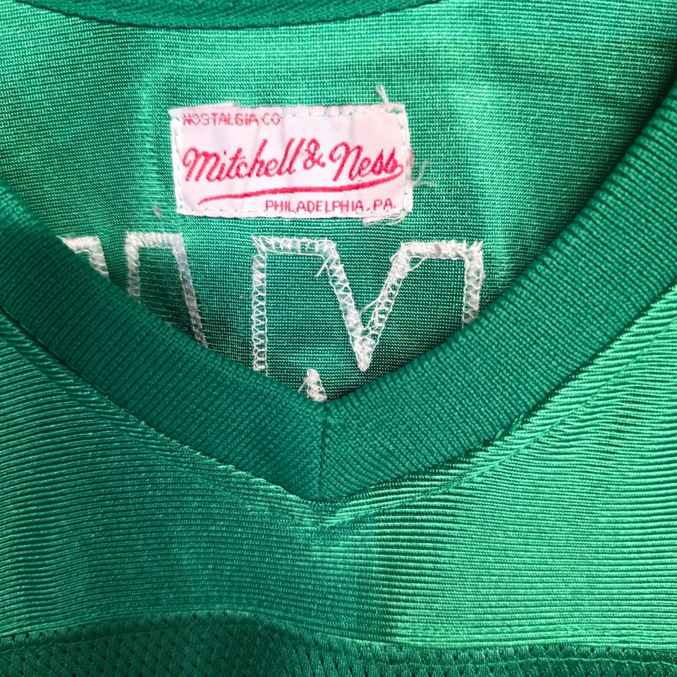 Camiseta deportiva vintage Mitchell & Ness New York Jets Joe Namath 12 retro para hombre 58 4XL Foto 3 de 4