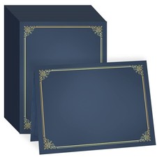 GNL 50 Packs Blue Certificate Holders - Diploma Holders, 50 Pack,